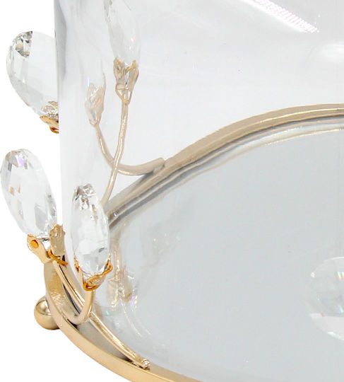 Keskor Cake Stand Gold 28x28x22cm