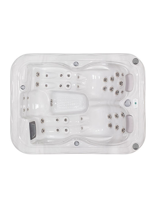 Wellis Acrylic Bathtub with Hydromassage 213x160cm