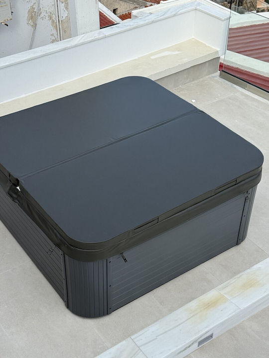 Oxygon Μπανιέρα Ακρυλική με Υδρομασάζ 205x205x82cm