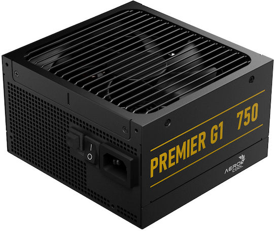 Aerocool Premier G1 750W Black Computer Power Supply Full Modular 80 Plus Gold