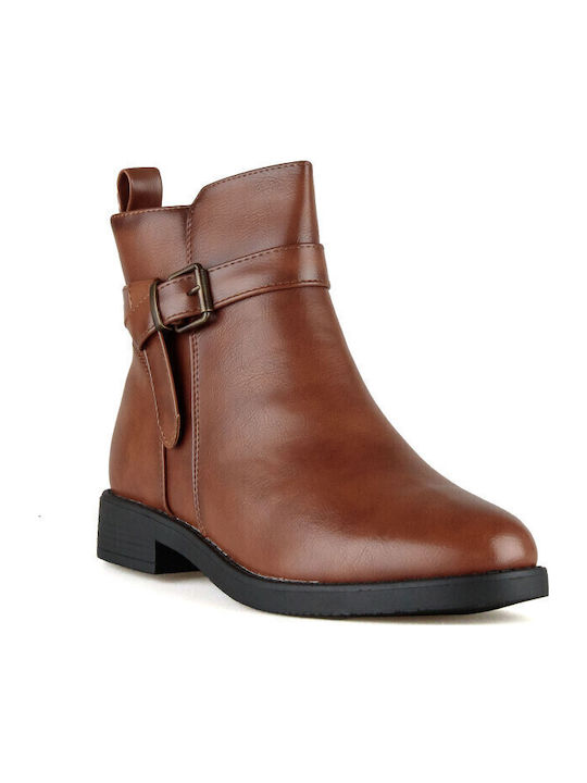 Stiefeletten Damen Braun