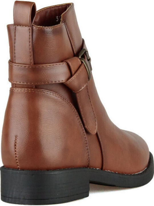 Stiefeletten Damen Braun