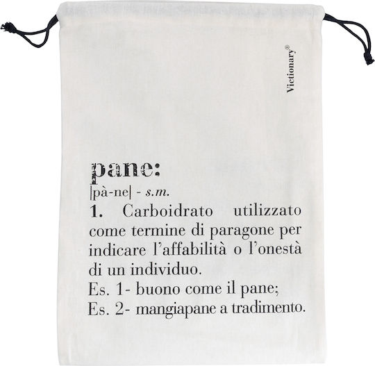Villa D'Este Bread Box Fabric Black 30cm
