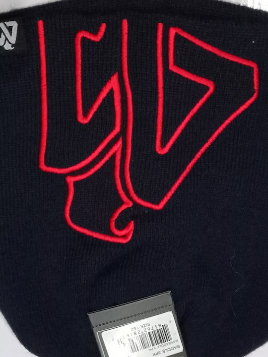 Beanie Unisex Beanie Knitted in Navy Blue color