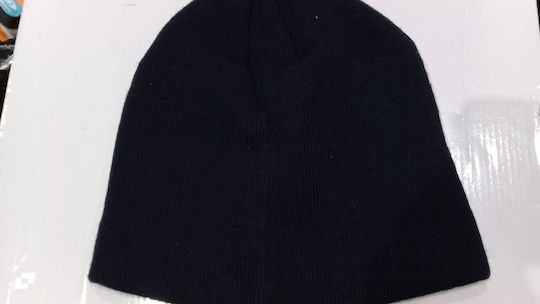 Beanie Unisex Beanie Knitted in Navy Blue color