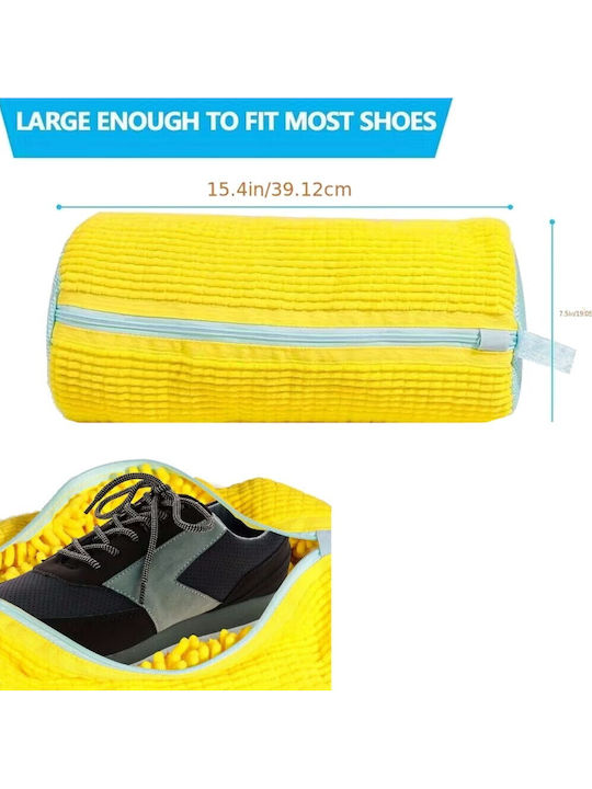 Reinigung- und Schutzhülle für Schuhe Waschmaschine Gelb