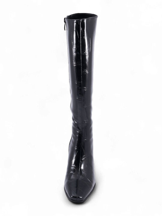 Medium Heel Women's Boots Black