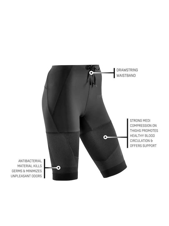 Women's High-waisted Sporty Shorts Black