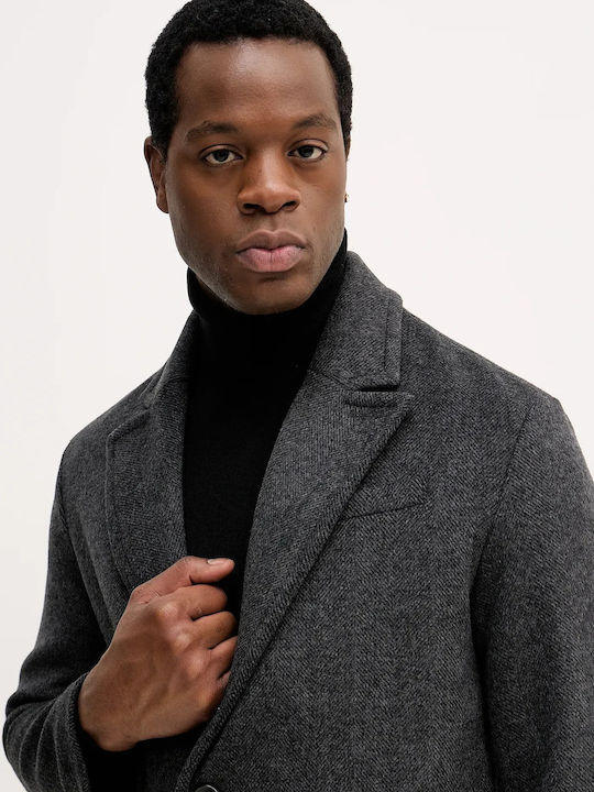 Herren Mantel Gray