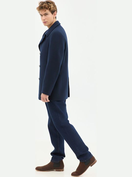 Men's Coat Navy Blue