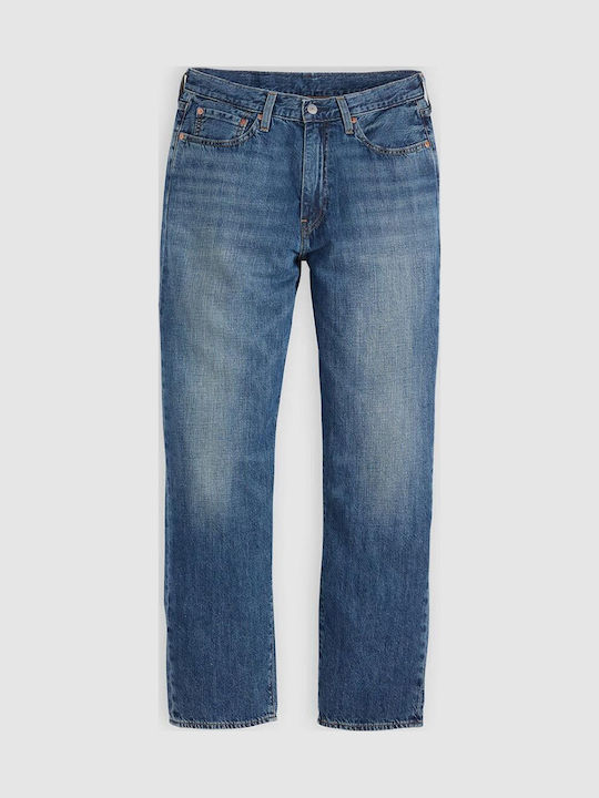 568 Men's Jeans Pants with Loose Straight Fit Blue