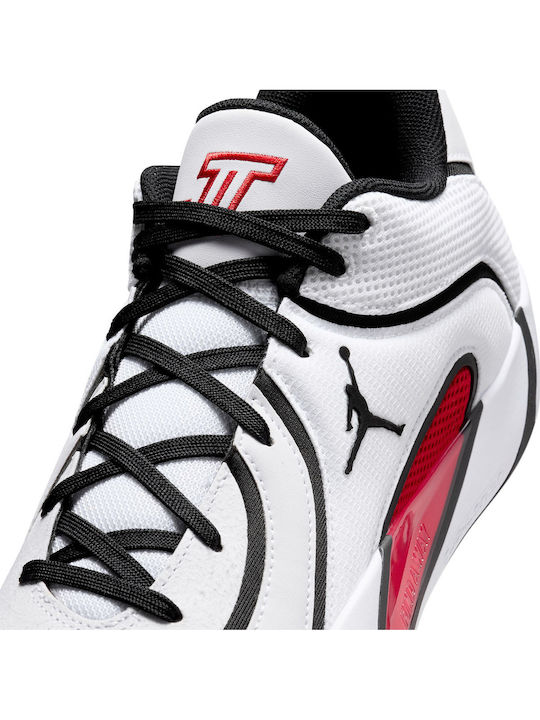 Tatum 4 Basketball Shoes White / University Red / Black