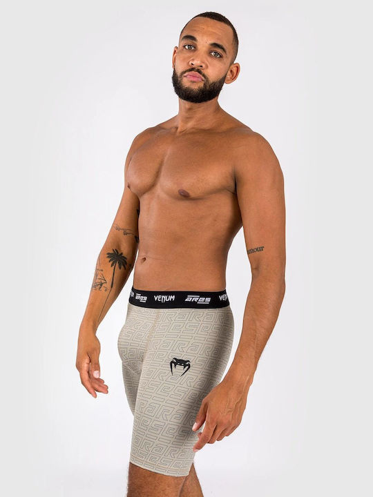 Venum X Ares 2.0 Vale Tudo Short Men Martial Arts Leggings Beige