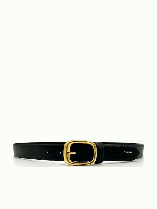 Leather Women's Belt Black