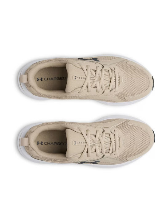 Ua Assert 11 Sport Shoes Running Beige