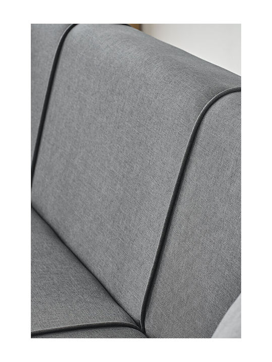 Sofa Set 3+1 Storage & High Comfort Dark Gray 214 X 87x46cm