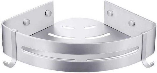 Colțar Montat pe perete Raft Baie Metal 23x23x6cm