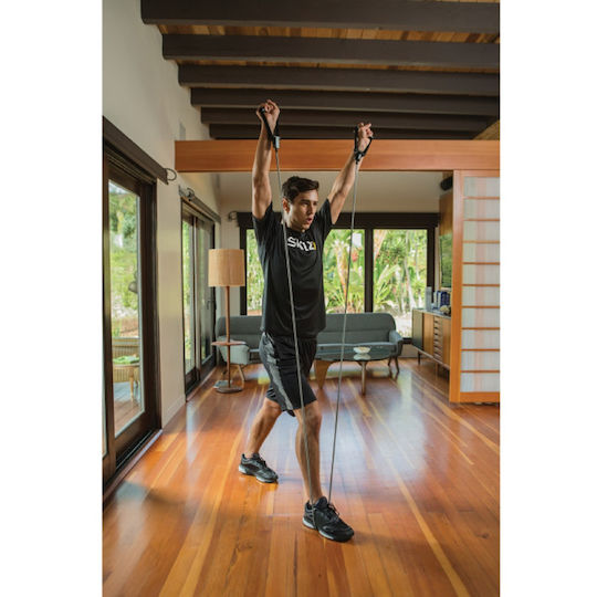 SKLZ Benzi de rezistență tubulare pentru exerciții cu mânere seturi 1buc Gri