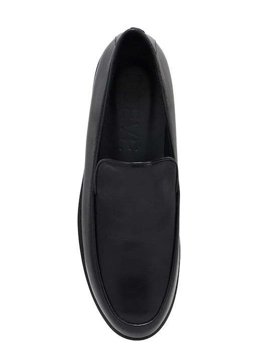 Δερμάτινα Γυναικεία Loafers σε Μαύρο Χρώμα