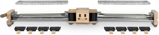 HKoenig Tabletop Grătar Electric Raclette 1400W Grătare electrice cu Termostat Reglabil