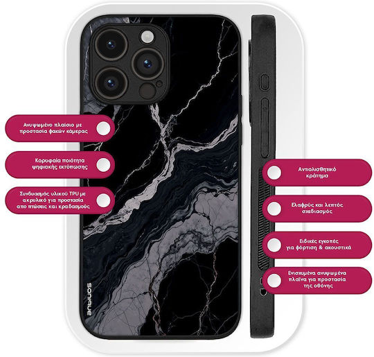 Sonique Back Cover Silicone Black (Nothing Phone (3a))