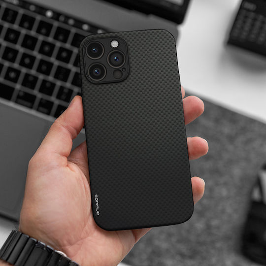 Sonique Carbon Back Cover Silicone Black (Nothing Phone (3a))