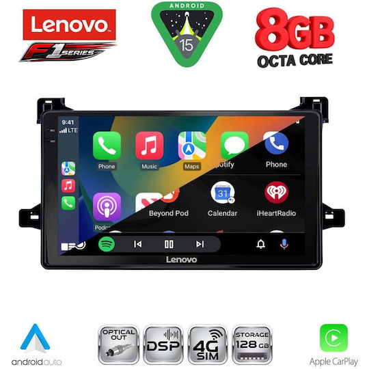 Lenovo Car Audio System for Toyota Prius 2016-2020 (Bluetooth/USB/WiFi/GPS/Apple-Carplay/Android-Auto) with Touch Screen 9"