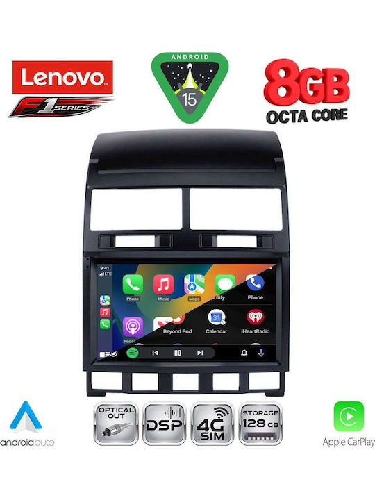 Lenovo Car Audio System for Volkswagen Touareg 2003-2011 (Bluetooth/USB/WiFi/GPS/Apple-Carplay/Android-Auto) with Touch Screen 9"