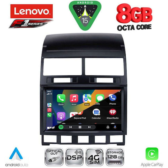 Lenovo Ηχοσύστημα Αυτοκινήτου για Volkswagen Touareg 2003-2011 (Bluetooth/USB/WiFi/GPS/Apple-Carplay/Android-Auto) με Οθόνη Αφής 9"