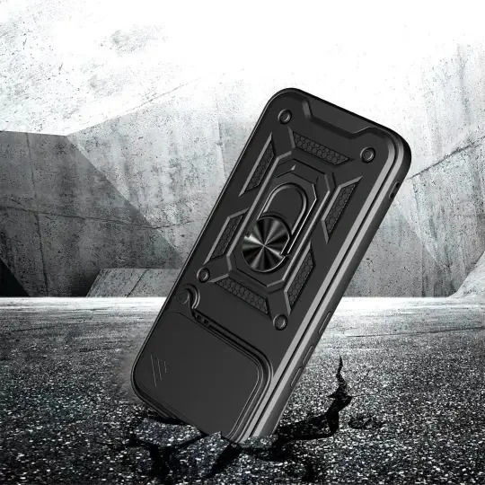 Tech-Protect Camshield Back Cover Σιλικόνης / Πλαστικό Μαύρο (Poco F8 Pro)