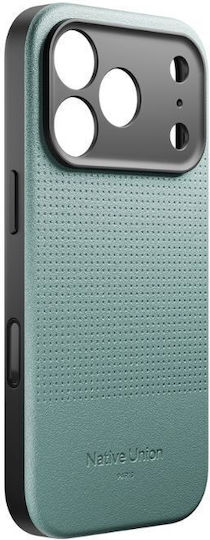 Native Union 360 Full Cover Silicone / Leather Green (iPhone 17 Pro Max)