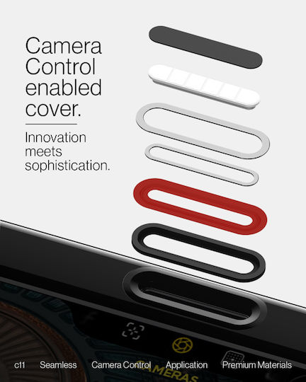 Spigen Ultra Hybrid Bumper Силикон / Пластмаса 2мм Син (iPhone 17 ProRealme C11)