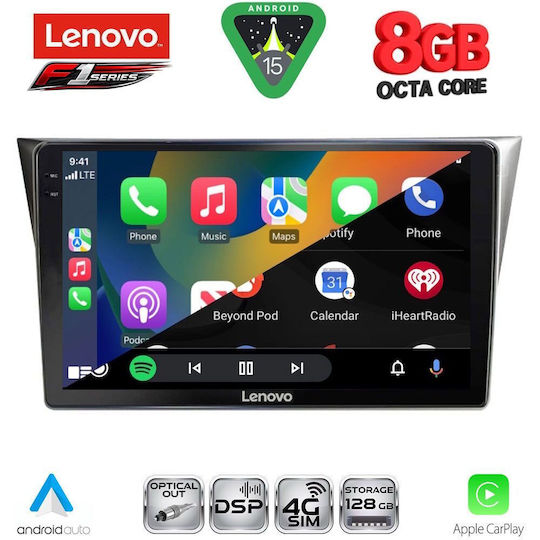 Lenovo Car Audio System for Subaru Impreza 2002-2008 (Bluetooth/USB/WiFi/GPS/Apple-Carplay/Android-Auto) with Touch Screen 9"