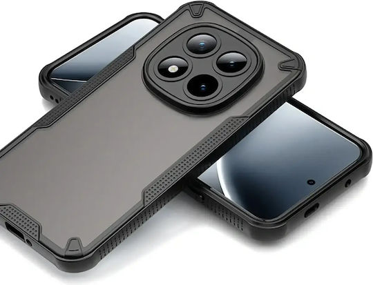 Tech-Protect Rugged Shield Back Cover Silicone / Plastic Black (Redmi Note 15 Pro+ / Poco M8 Pro)