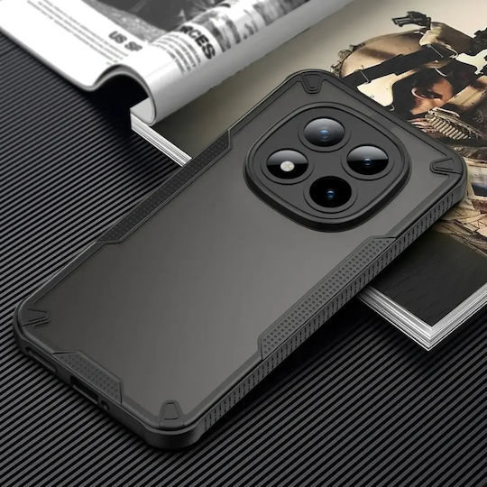Tech-Protect Rugged Shield Back Cover Silicone / Plastic Black (Redmi Note 15 Pro+ / Poco M8 Pro)