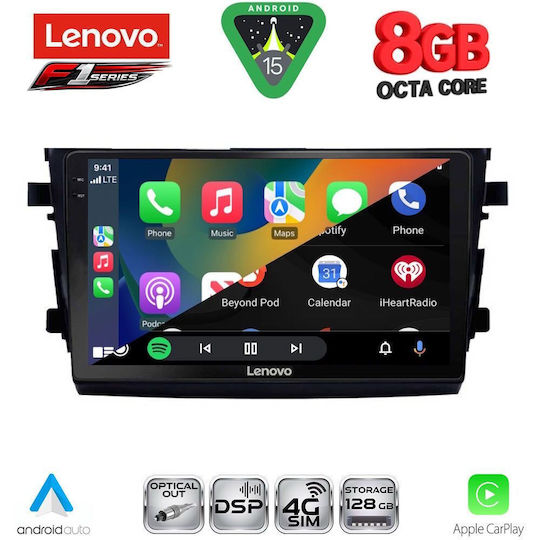 Lenovo Ηχοσύστημα Αυτοκινήτου για Suzuki Celerio 2015-2021 (Bluetooth/USB/WiFi/GPS/Apple-Carplay/Android-Auto) με Οθόνη Αφής 9"
