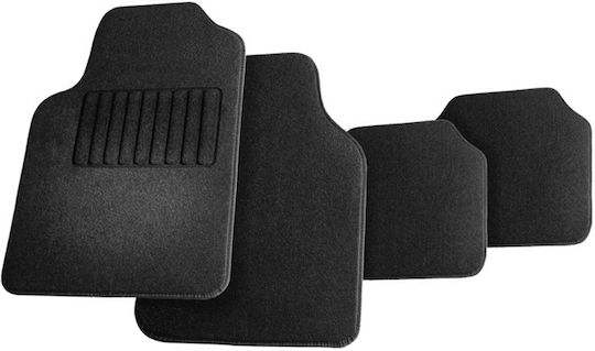 Cartech Set of Front and Rear Mats 4pcs Black