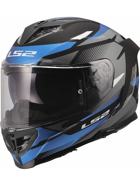 LS2 FF818 Storm III Komai Black/Blue Мотоциклетна каска Full Face ECE 22.06 1600гр с Sunvisor
