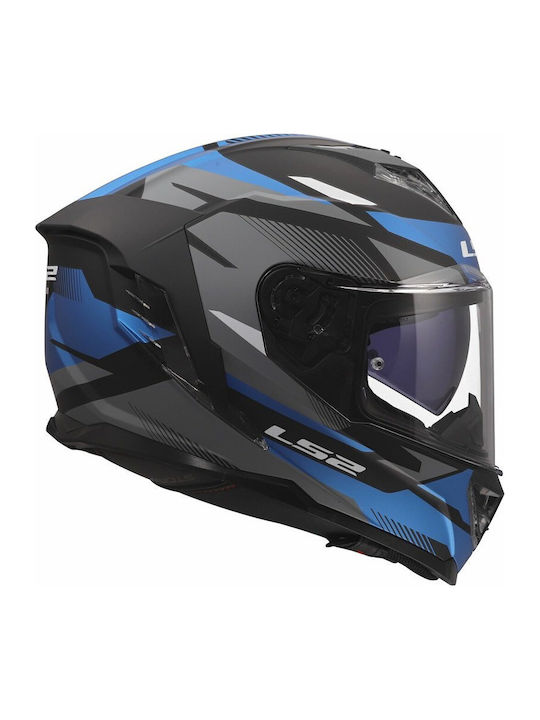 LS2 FF818 Storm III Komai Black/Blue Мотоциклетна каска Full Face ECE 22.06 1600гр с Sunvisor