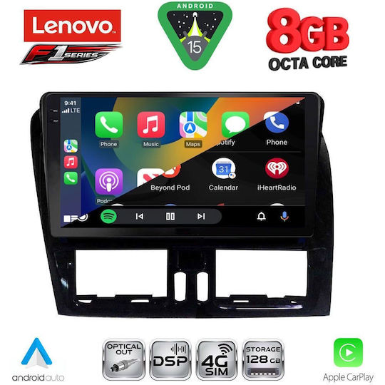 Lenovo Car Audio System for Volvo XC 60 2009-2017 (Bluetooth/USB/WiFi/GPS/Apple-Carplay/Android-Auto) with Touch Screen 9"