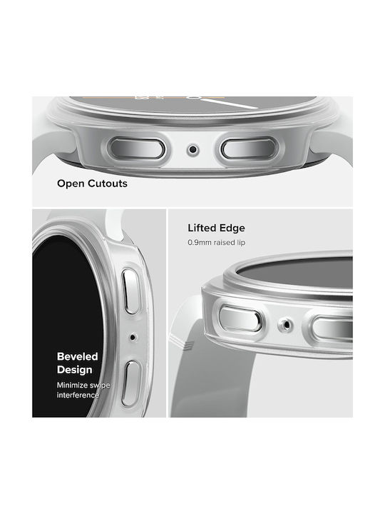 Ringke 2 Pack Slim Силиконов Калъф в Прозрачен цвят за Galaxy Watch8 44mm
