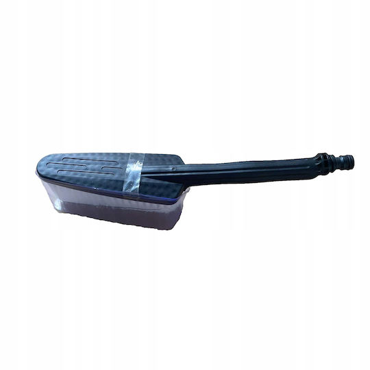 Car Wash Brush Garden Hose Connection Soft Bristles Cars Motorcycles Durable Ergonomic Black