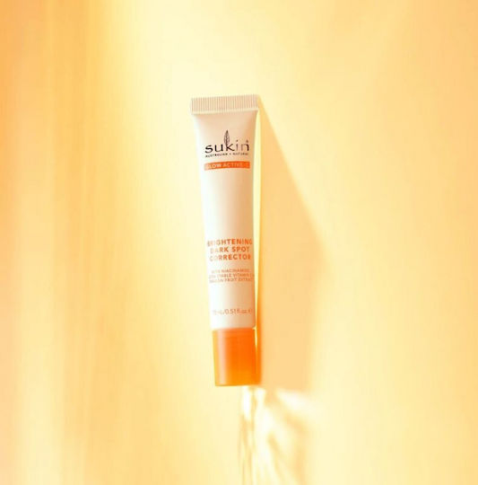 Sukin Naturals Glow Active Serum Gesicht mit Vitamin C & Niacinamid für Strahlkraft & Aufhellung 15ml