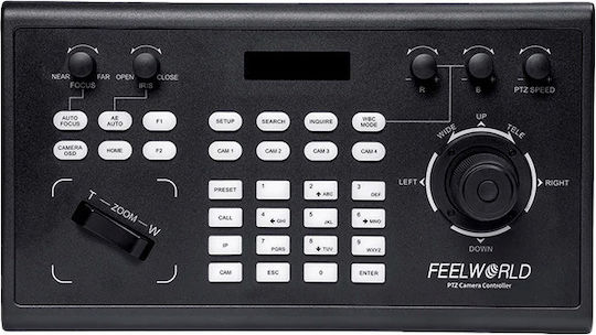 Monitor Foto Video Feelworld Kbc10 Controler Cameră Ptz Joystick Tastatură Control Afișaj Lcd Compatibil Poe
