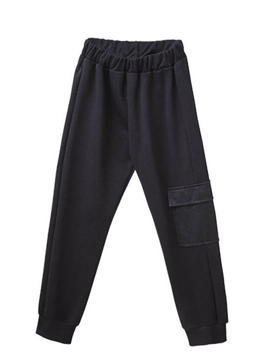 Kids Sweatpants Set Black