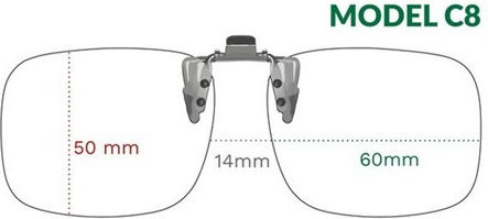 Montana C8a Προσθετο Clip On Polarized