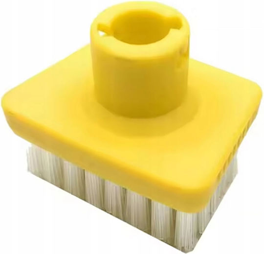 Set 3 Perii Pătrate cu Peri Albi Karcher Sc1–sc5 Prindere Tip Baionetă Înlocuire Curățare Gresie Rosturi