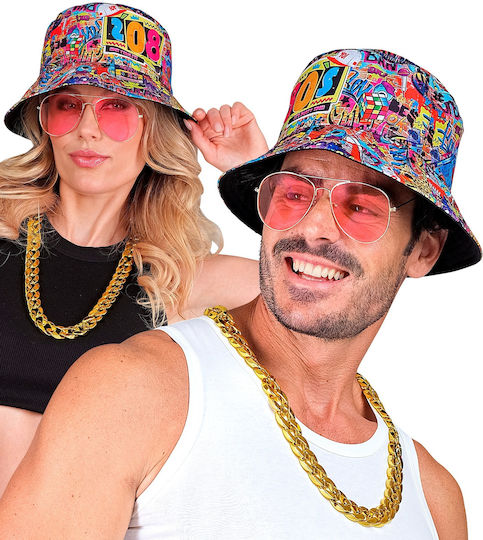 Karnevalsaccessoires Set 80er Jahre Funky Fashion Widmann W-28162