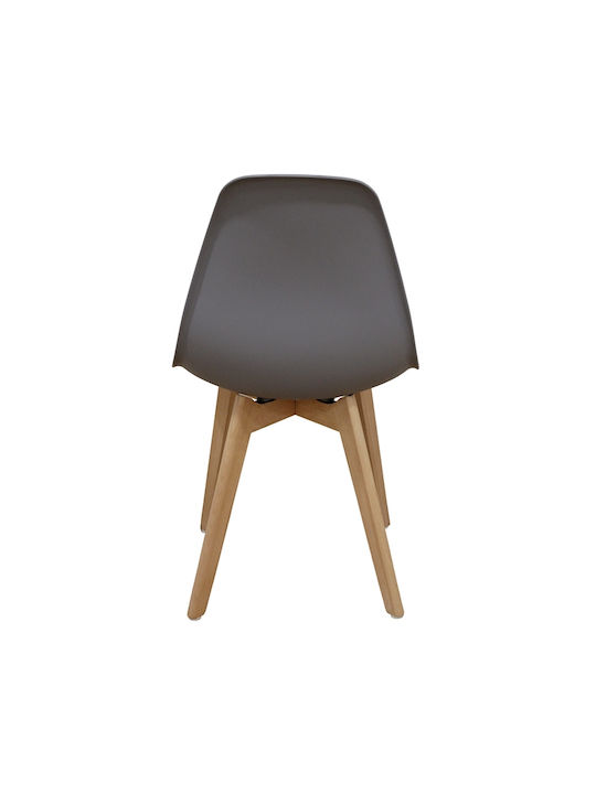 Loft Plus Dining Room Polypropylene Chair Grey 46x46x41cm