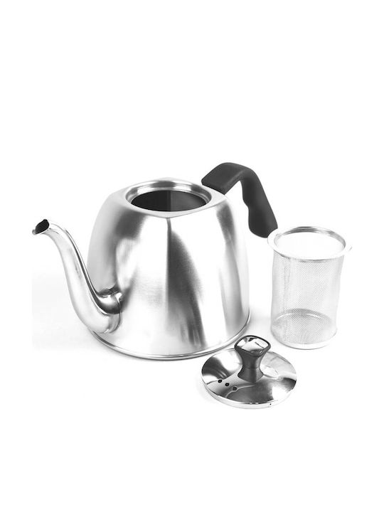 Maestro Τσαγιέρα Αλουμινίου Ασημί 1100ml